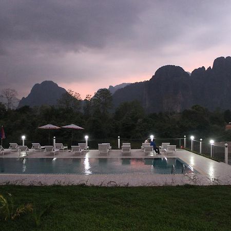 Lisha The Grand Riverside Hotel Vang Vieng Exterior foto