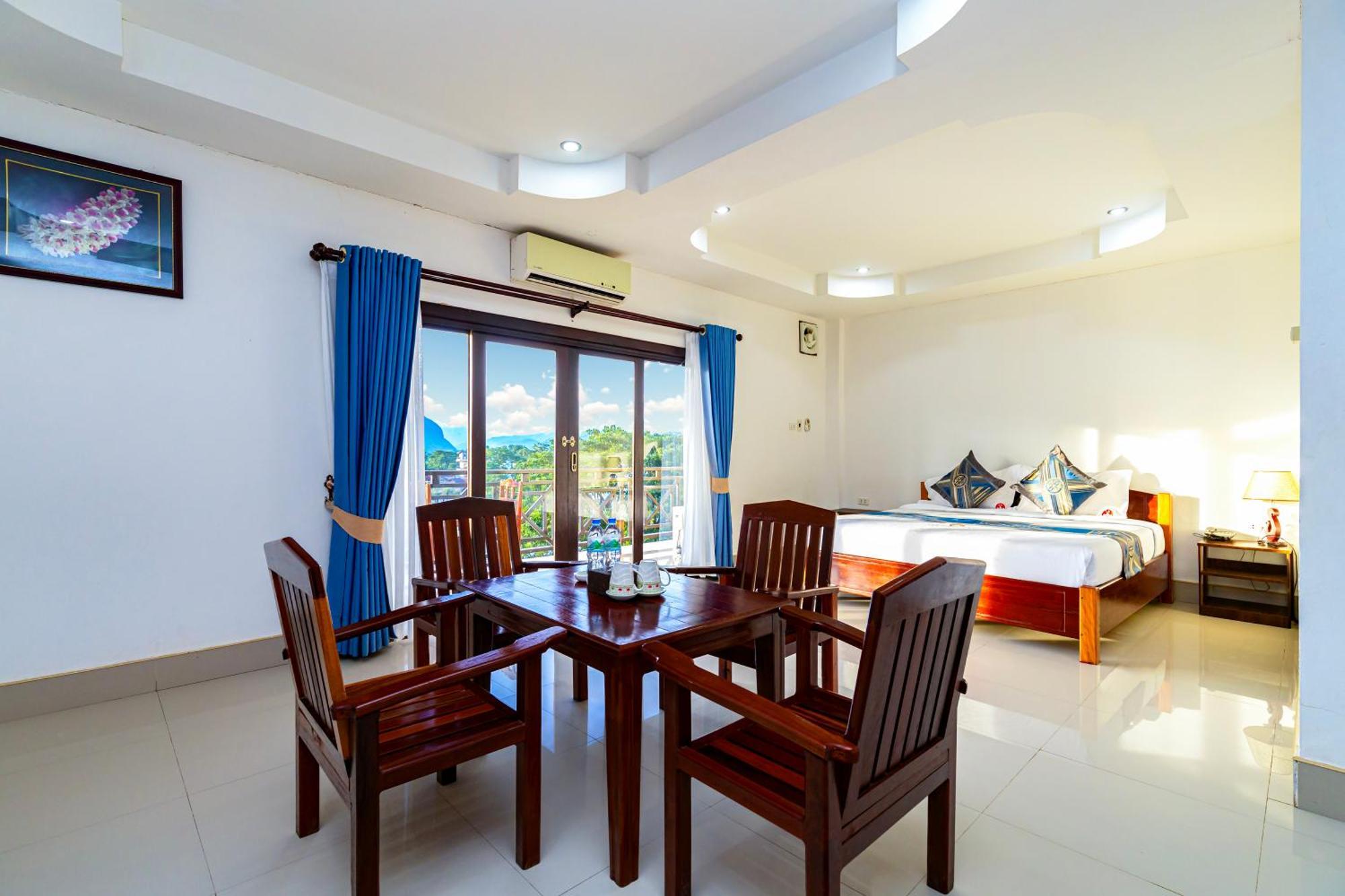 Lisha The Grand Riverside Hotel Vang Vieng Exterior foto